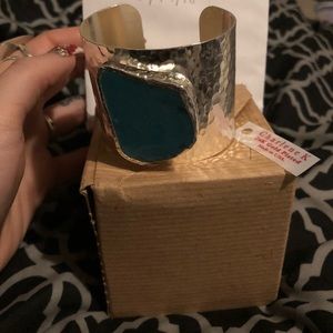 Charlene K Turquoise & Silver Cuff